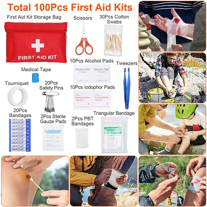 125 In 1 Survival Kit, Professional Survival Equipment - Big Dog Sporting Goods