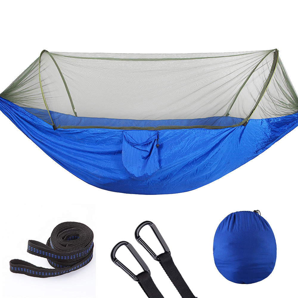 Fully Automatic Quick Opening Hammock With Mosquito Net - Big Dog Sporting Goods