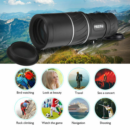 40x60 Day Night Vision HD Optical Monocular Hunting Camping Handheld Telescope Life Waterproof, Anti-Fog Monocular Suitable For Observing Nature Animals - Big Dog Sporting Goods