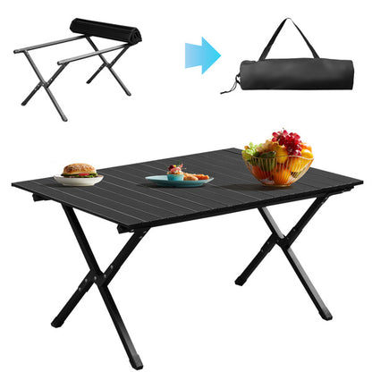 Black Camping Roll Table - Big Dog Sporting Goods