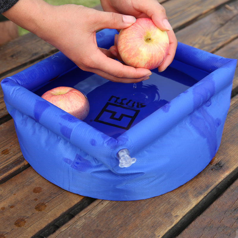 Outdoor Folding Washbasin Bucket - Big Dog Sporting Goods