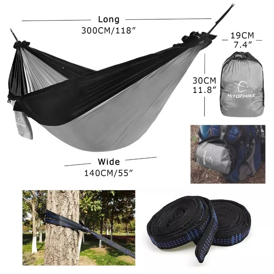 Backpacking Hammock - Portable Nylon Parachute - Big Dog Sporting Goods