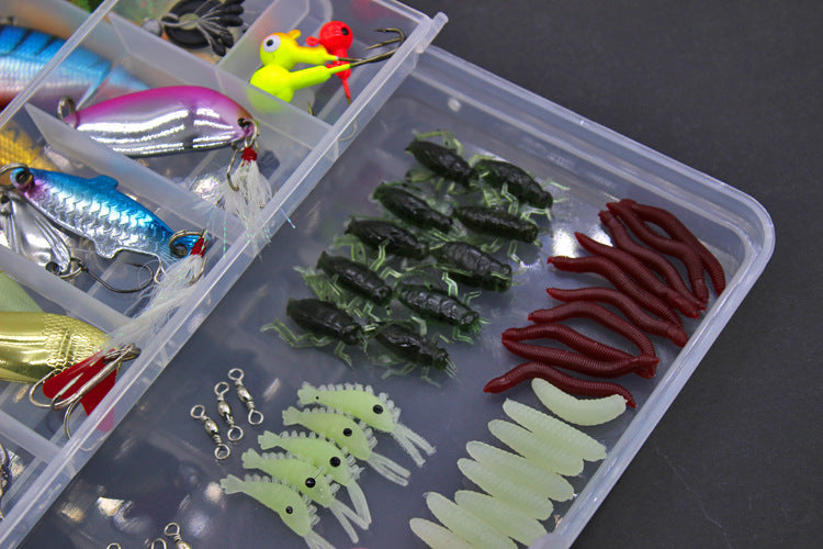 Fishing Lures - Sequined Soft Bait Set - Big Dog Sporting Goods