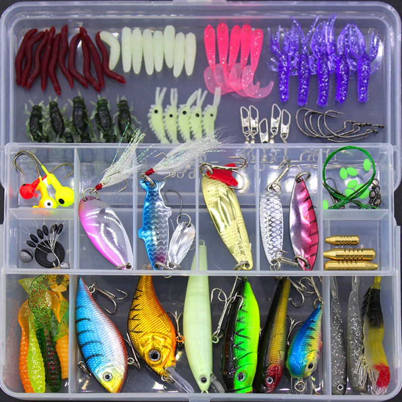 Fishing Lures - Sequined Soft Bait Set - Big Dog Sporting Goods