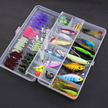 Fishing Lures - Sequined Soft Bait Set - Big Dog Sporting Goods