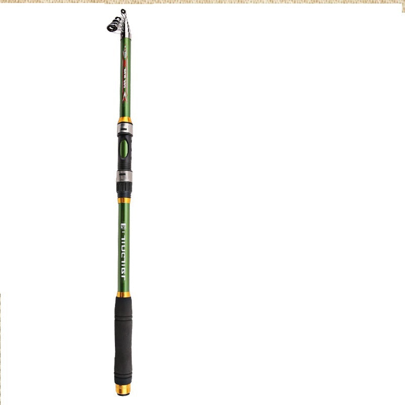 2.1M -3.6M Carp Fishing Rod Feeder Hard FRP Carbon Fiber Telescopic Fishing Rod - Big Dog Sporting Goods