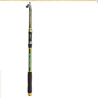 2.1M -3.6M Carp Fishing Rod Feeder Hard FRP Carbon Fiber Telescopic Fishing Rod - Big Dog Sporting Goods