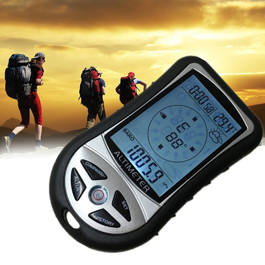 8-in-1 hand-held electronic barometer, compass, altimeter - Big Dog Sporting Goods