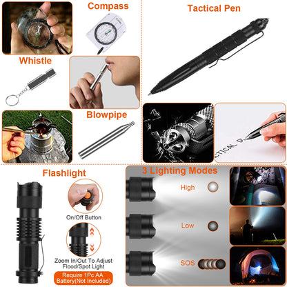 125 In 1 Survival Kit, Professional Survival Equipment - Big Dog Sporting Goods