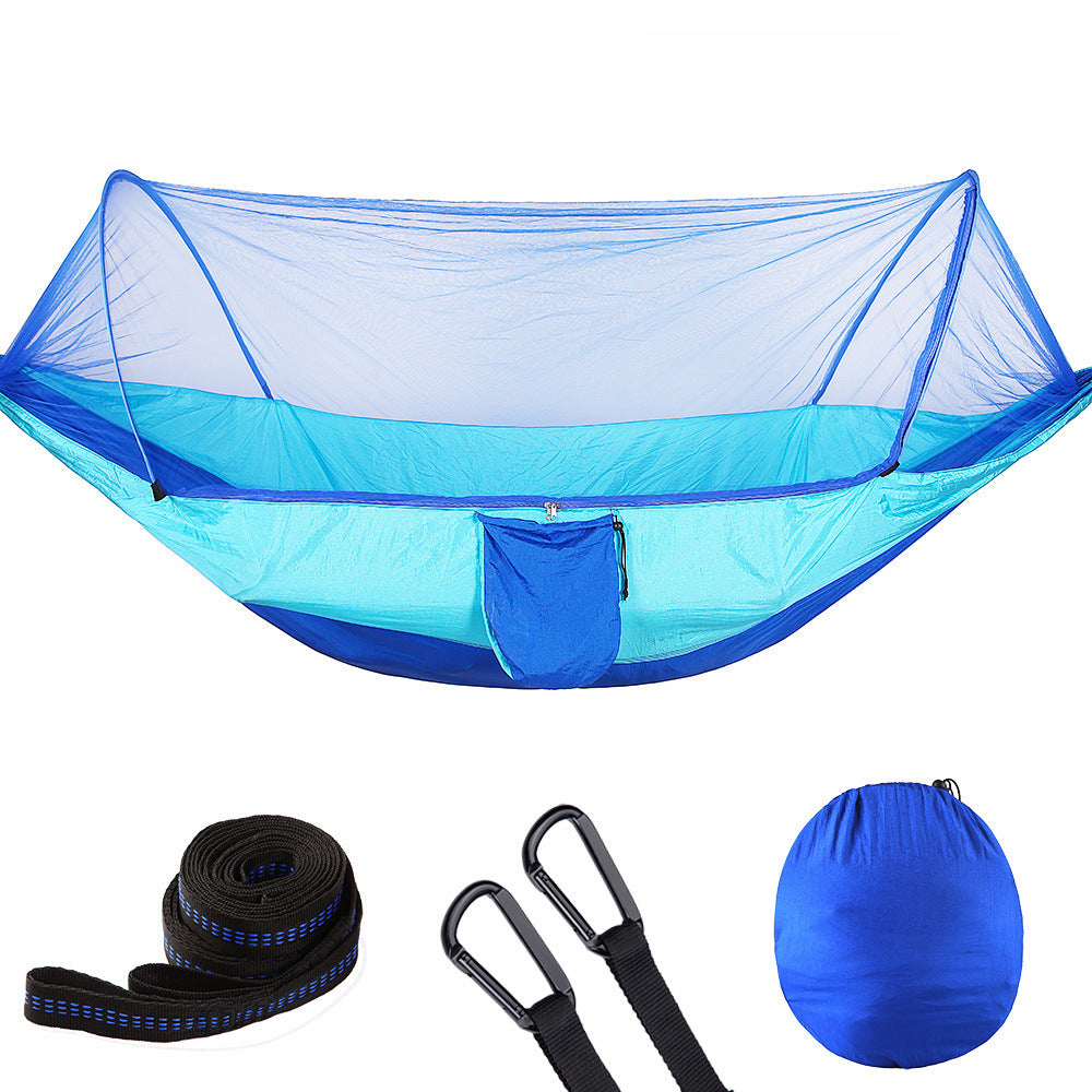 Fully Automatic Quick Opening Hammock With Mosquito Net - Big Dog Sporting Goods