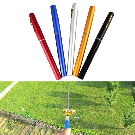 1 meters Mini cross border portable pen fishing rod, - Big Dog Sporting Goods