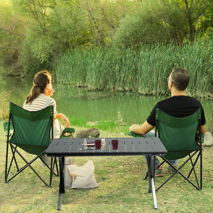 Black Camping Roll Table - Big Dog Sporting Goods