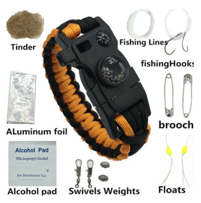 Umbrella rope SOS emergency kit - Big Dog Sporting Goods