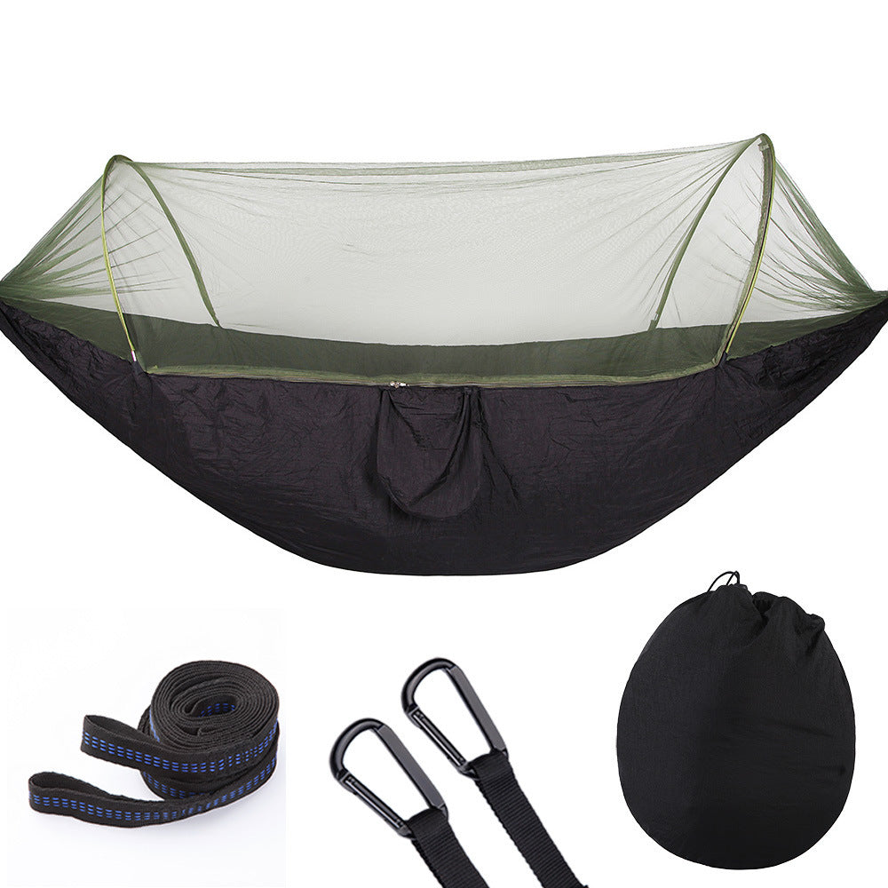 Fully Automatic Quick Opening Hammock With Mosquito Net - Big Dog Sporting Goods