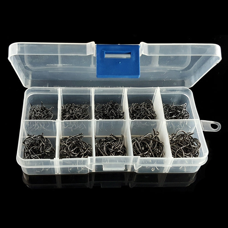 500 pieces Barbed hooks set - Big Dog Sporting Goods