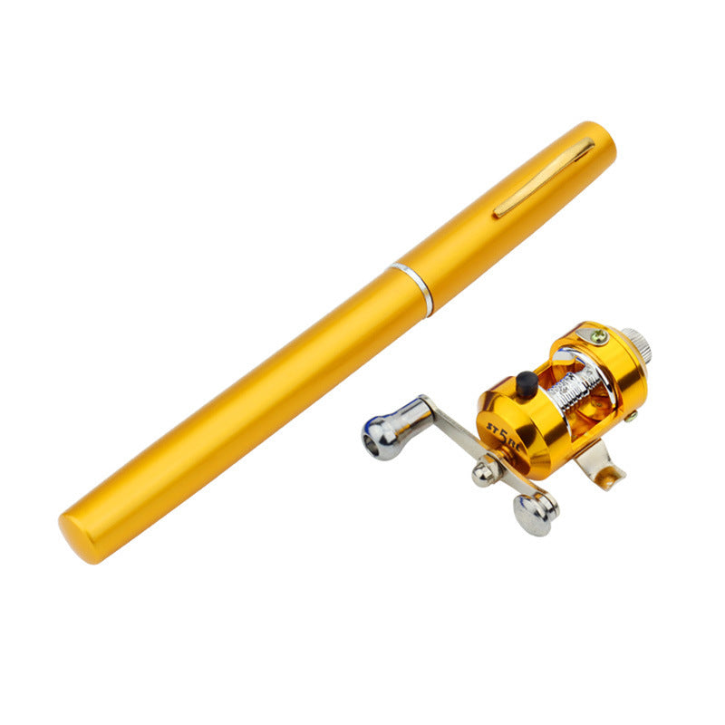 1 meters Mini cross border portable pen fishing rod, - Big Dog Sporting Goods