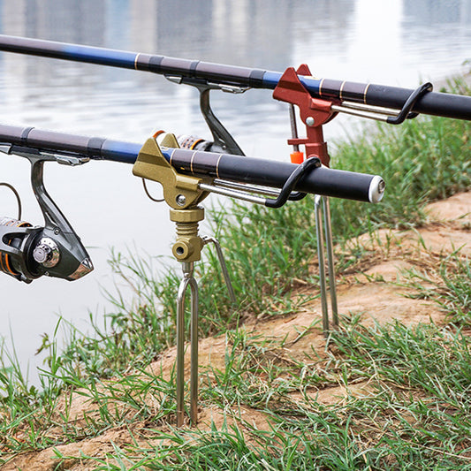 Fishing Rod Holder Spring Automatic, Full Stainless Steel Adjustable - Big Dog Sporting Goods