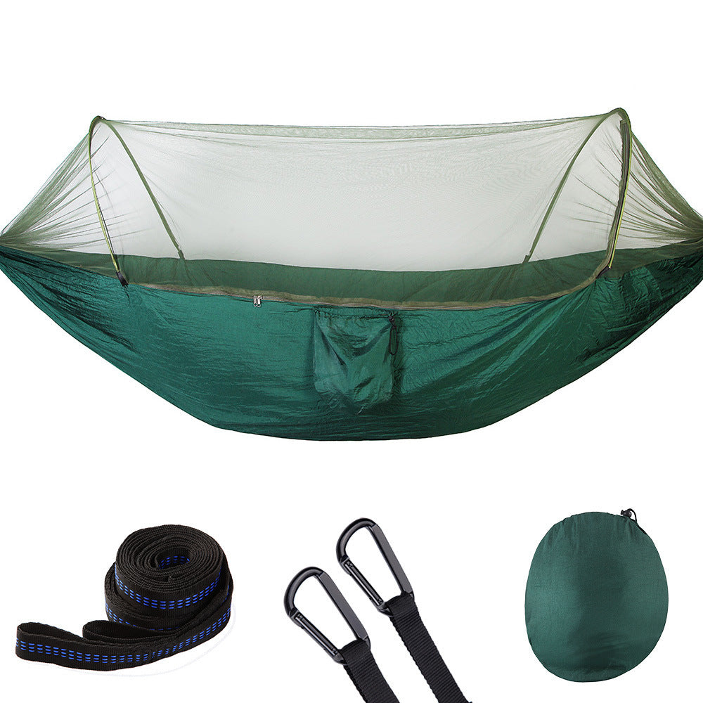 Fully Automatic Quick Opening Hammock With Mosquito Net - Big Dog Sporting Goods