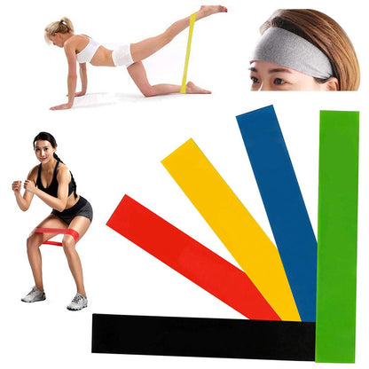 5 Level Resistance Rubber Bands Yoga Training Elastic Bands - Big Dog Sporting Goods