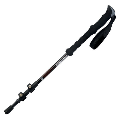 Straight Handle Trekking Pole With Outer Lock Telescopic - Big Dog Sporting Goods