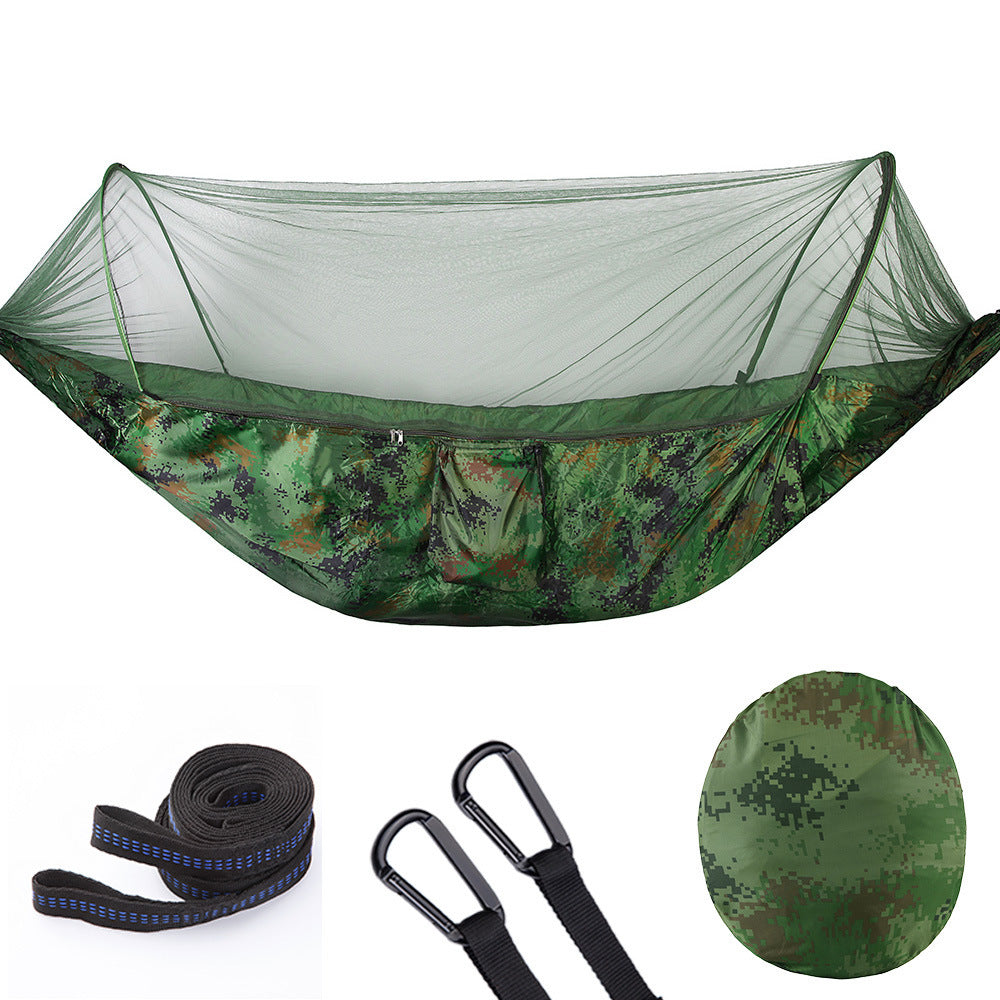 Fully Automatic Quick Opening Hammock With Mosquito Net - Big Dog Sporting Goods