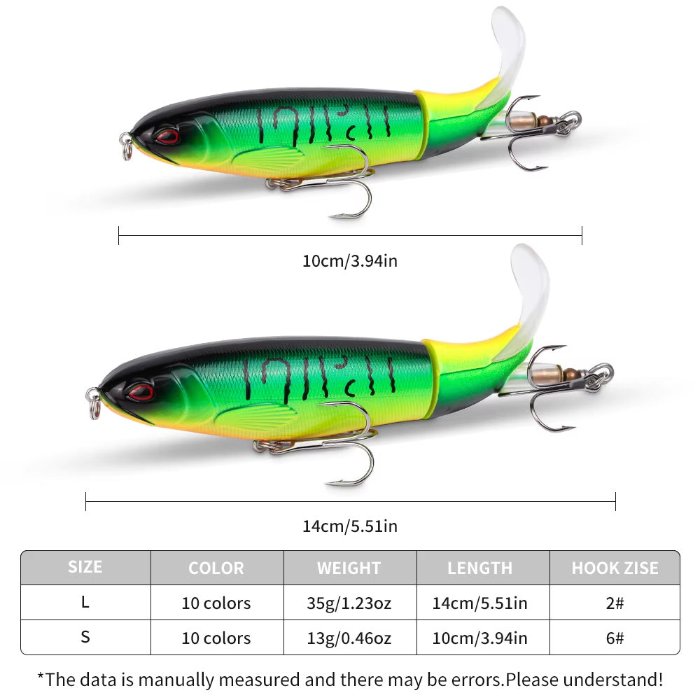 10pcs Topwater Fishing Lure Kit - Big Dog Sporting Goods