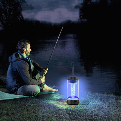 Portable Camping Light Led Colorful Wireless Bluetooth Speaker - Big Dog Sporting Goods