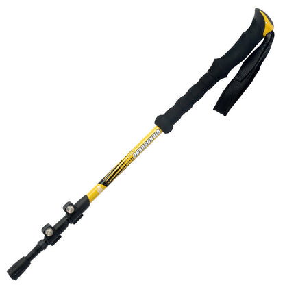 Straight Handle Trekking Pole With Outer Lock Telescopic - Big Dog Sporting Goods