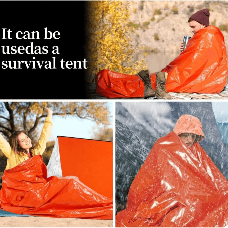 Portable Lightweight Emergency Blanket - Windproof And Waterproof Blanket For Survival - Big Dog Sporting Goods