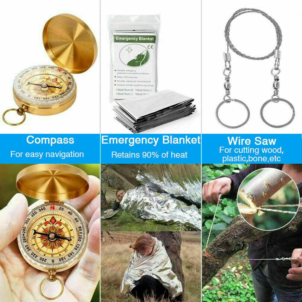 14-In-1 Outdoor Emergency Survival Kit - Big Dog Sporting Goods