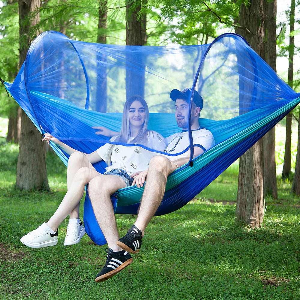 Fully Automatic Quick Opening Hammock With Mosquito Net - Big Dog Sporting Goods